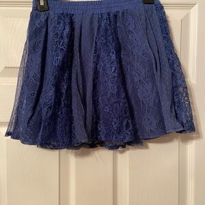 Aeropostale Royal Blue Lace Skirt